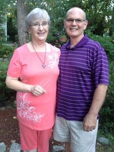Pastor Eileen Smith LeVan and husband Brian