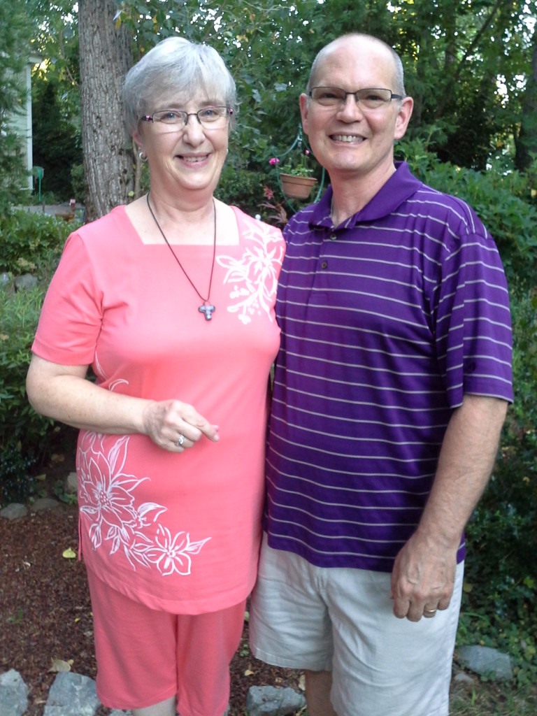 Pastor Eileen Smith LeVan and husband Brian