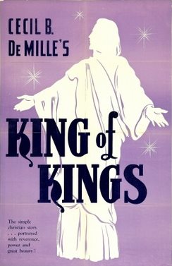 "The King of Kings" - Cecil B. DeMille's classic silent film depicts the life and passion of Jesus.