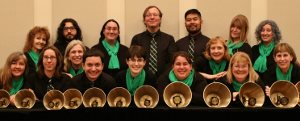 Members of Tintabulations, a high-energy, Reno-based handbell ensemble, perform in a free concert at 6 p.m. Sunday, May 19, at Peace Lutheran Church, in Grass Valley.