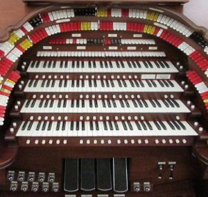 Walt Strony's own personal instrument is a four-manual Walt Strony Signature Series organ, which he designed for the Allen Organ Co. of Pennsylvania.