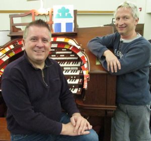 Musicians Walt Strony, left, and Thomas Greathouse play great music of the season at 5:30pm Wednesday, Dec. 19.